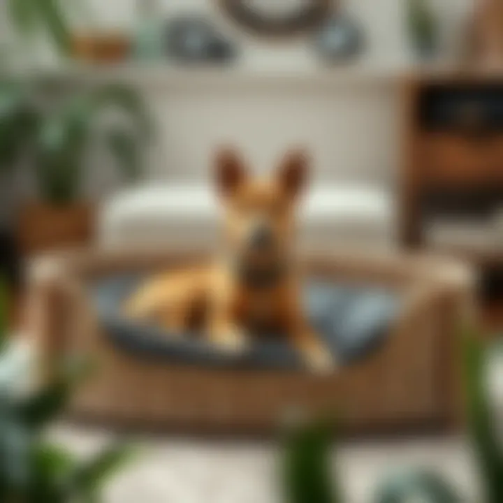 Diverse XL Wicker Dog Bed Designs for Every Breed Different styles of XL wicker dog beds for various breeds